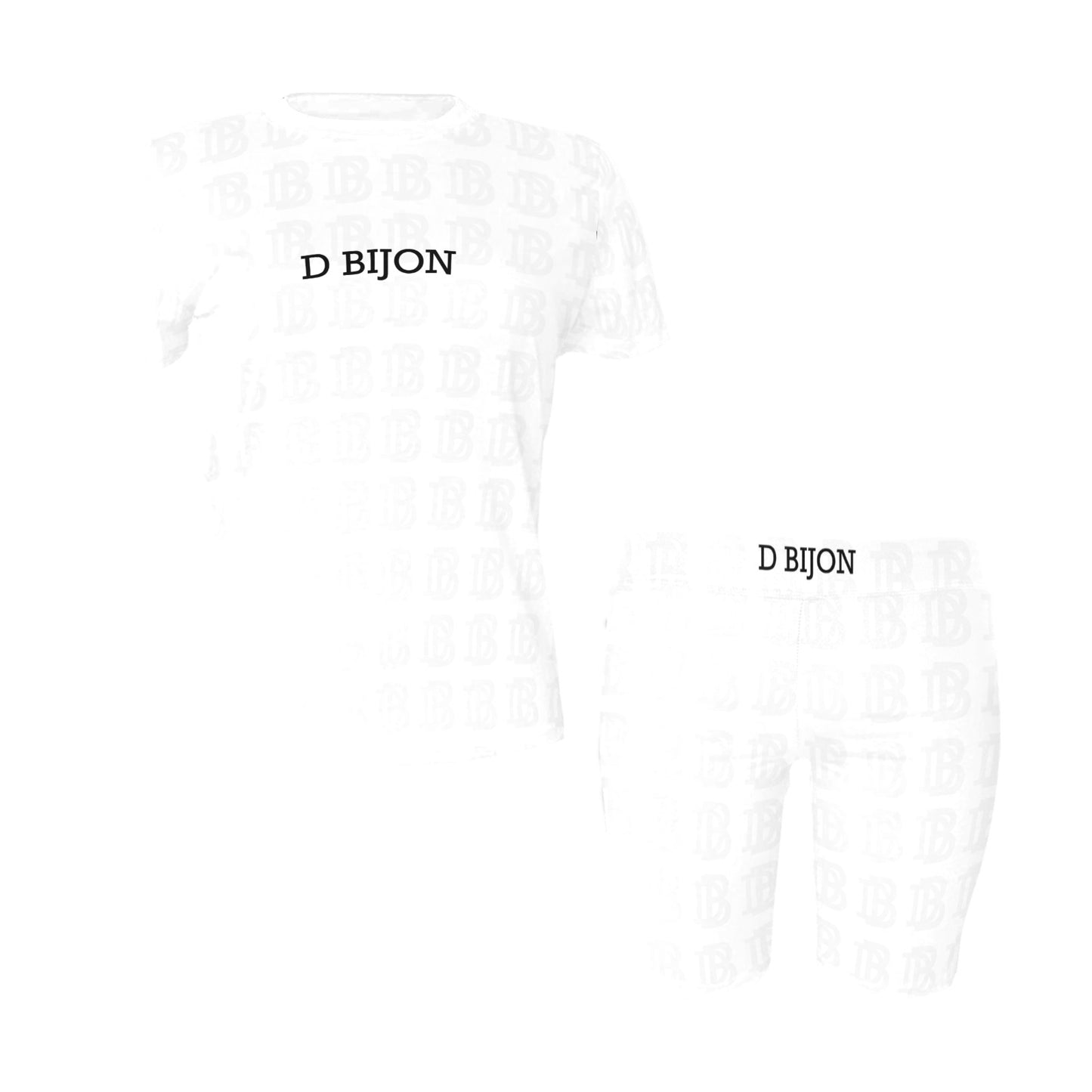 D BIJON TWO-PIECE SHIRT/SHORTS SET