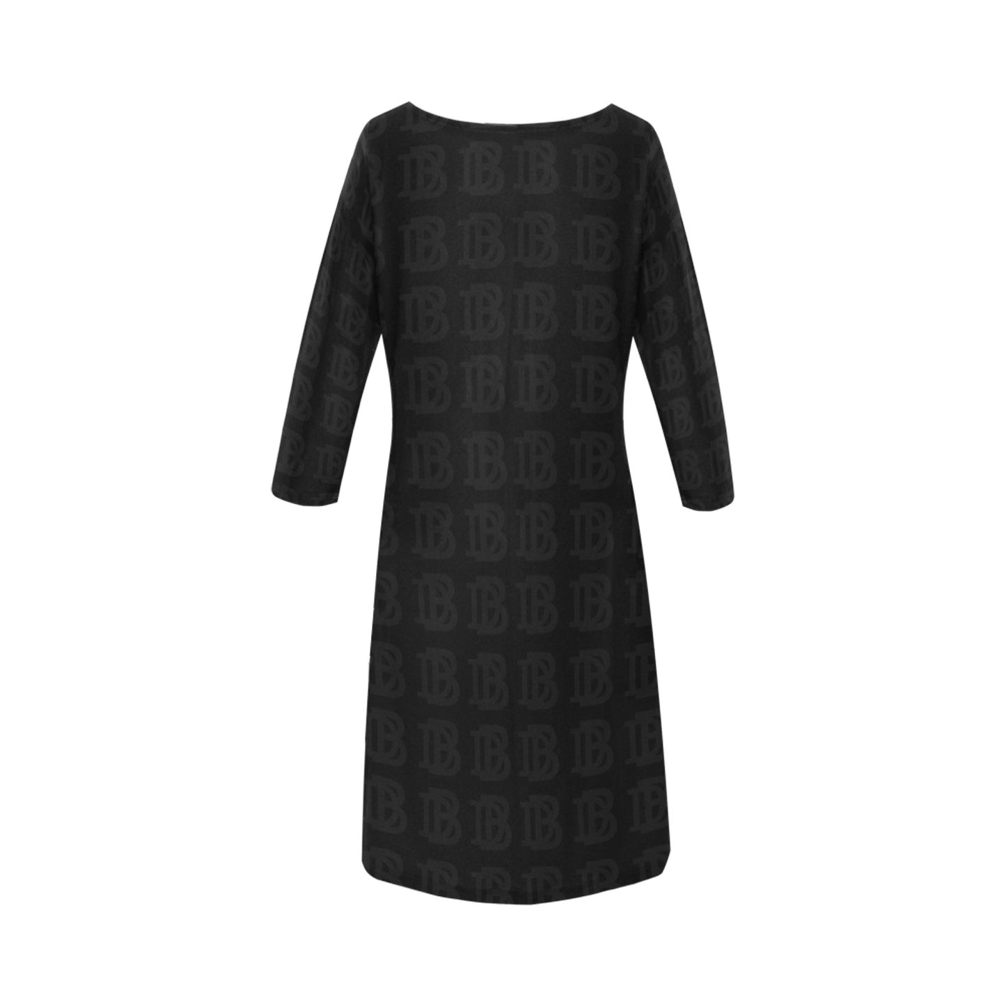 D BIJON ROUND NECK DRESS
