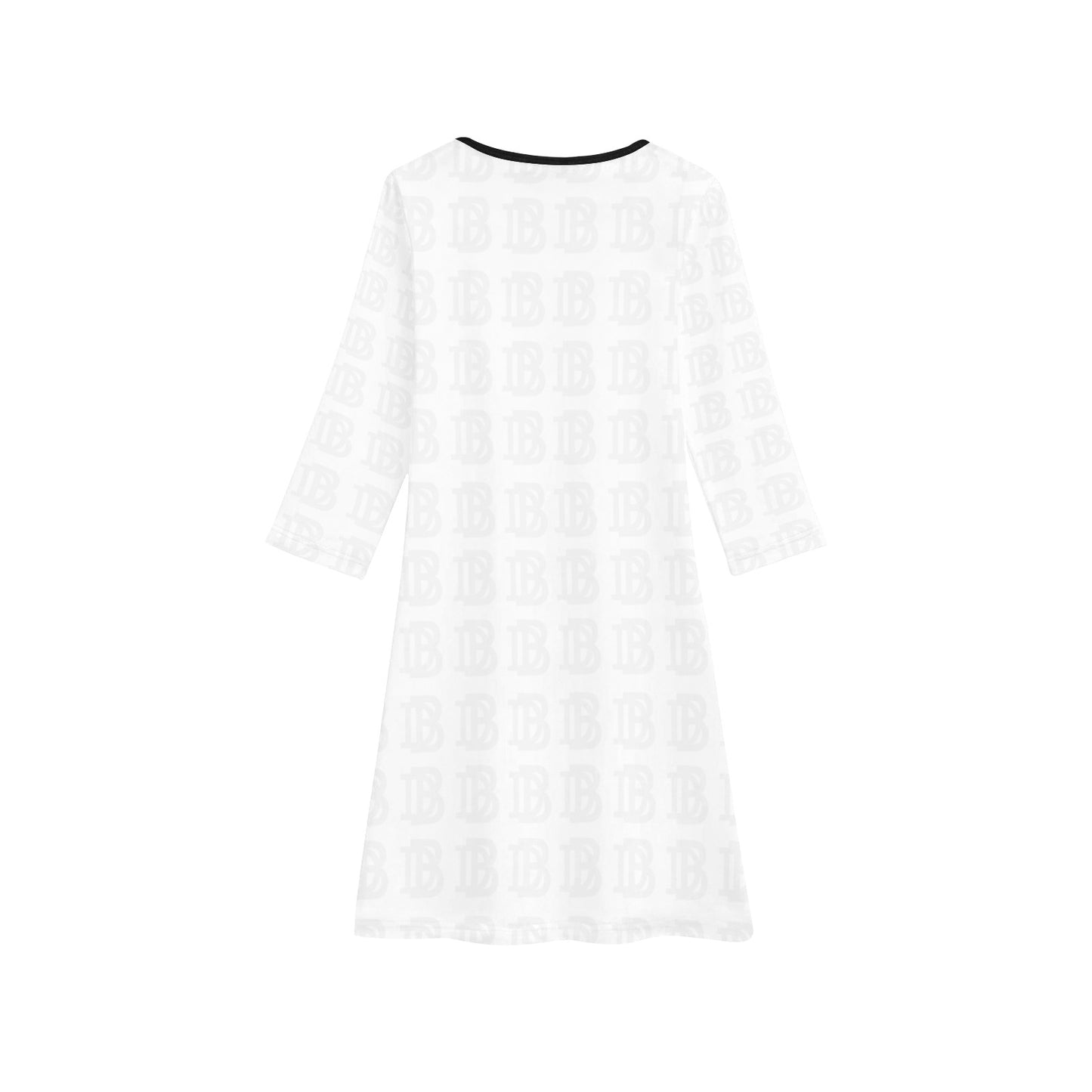 D BIJON GIRL'S LONG SLEEVE DRESS