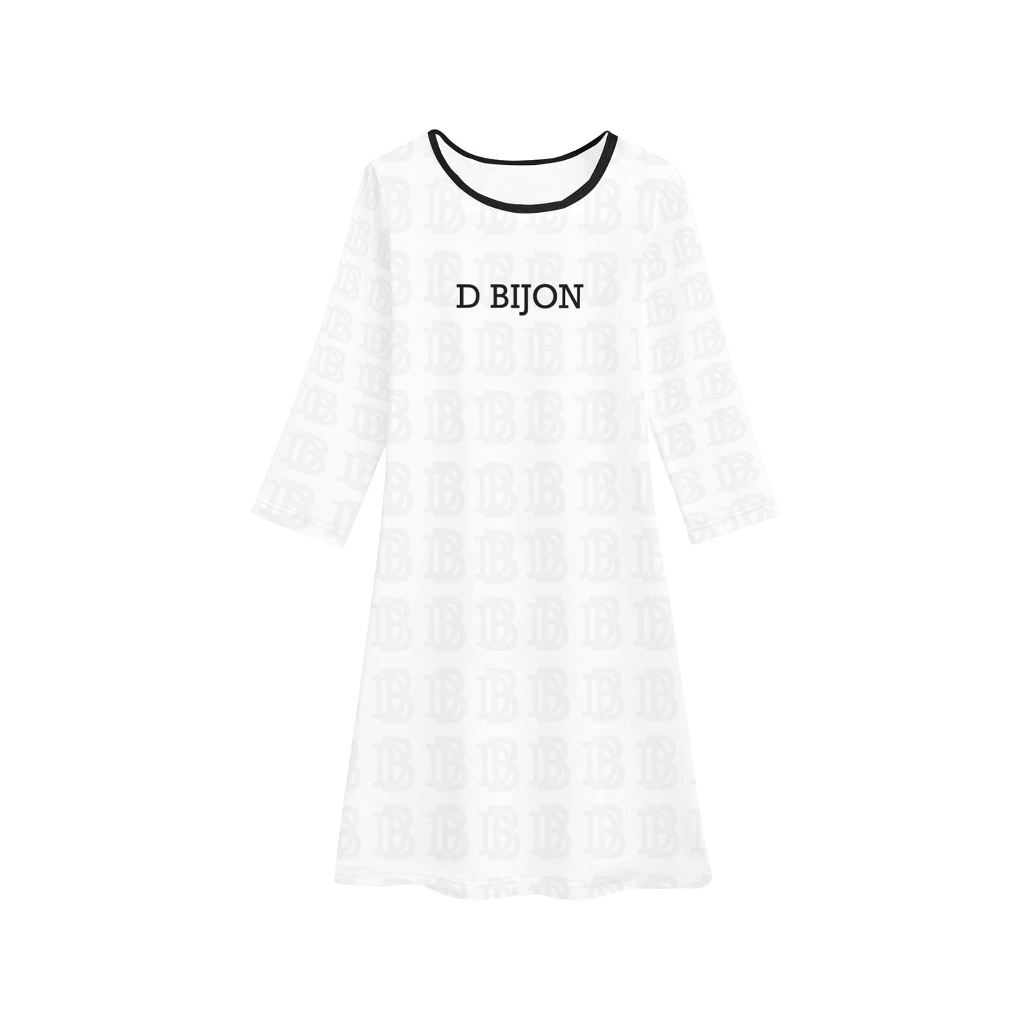 D BIJON GIRL'S LONG SLEEVE DRESS
