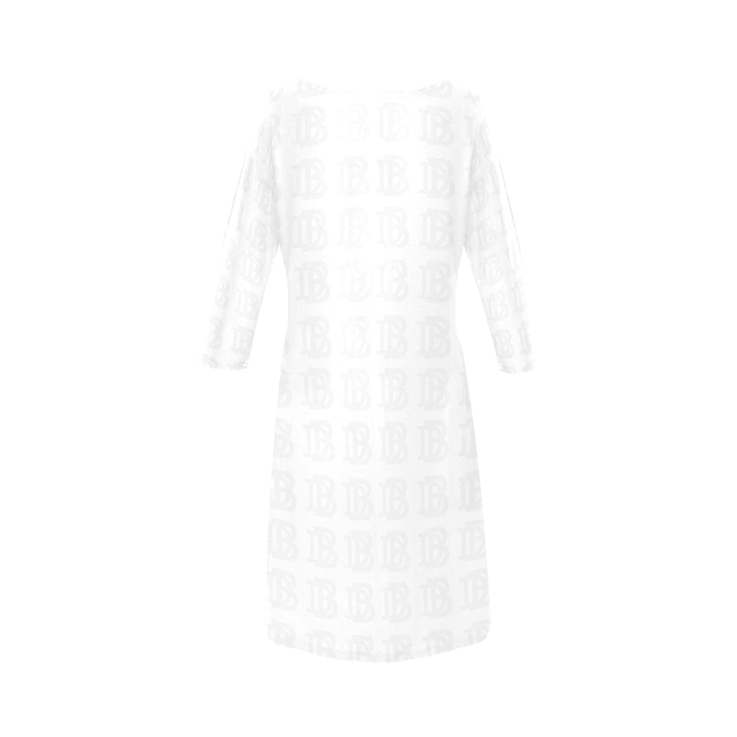 D BIJON ROUND NECK DRESS