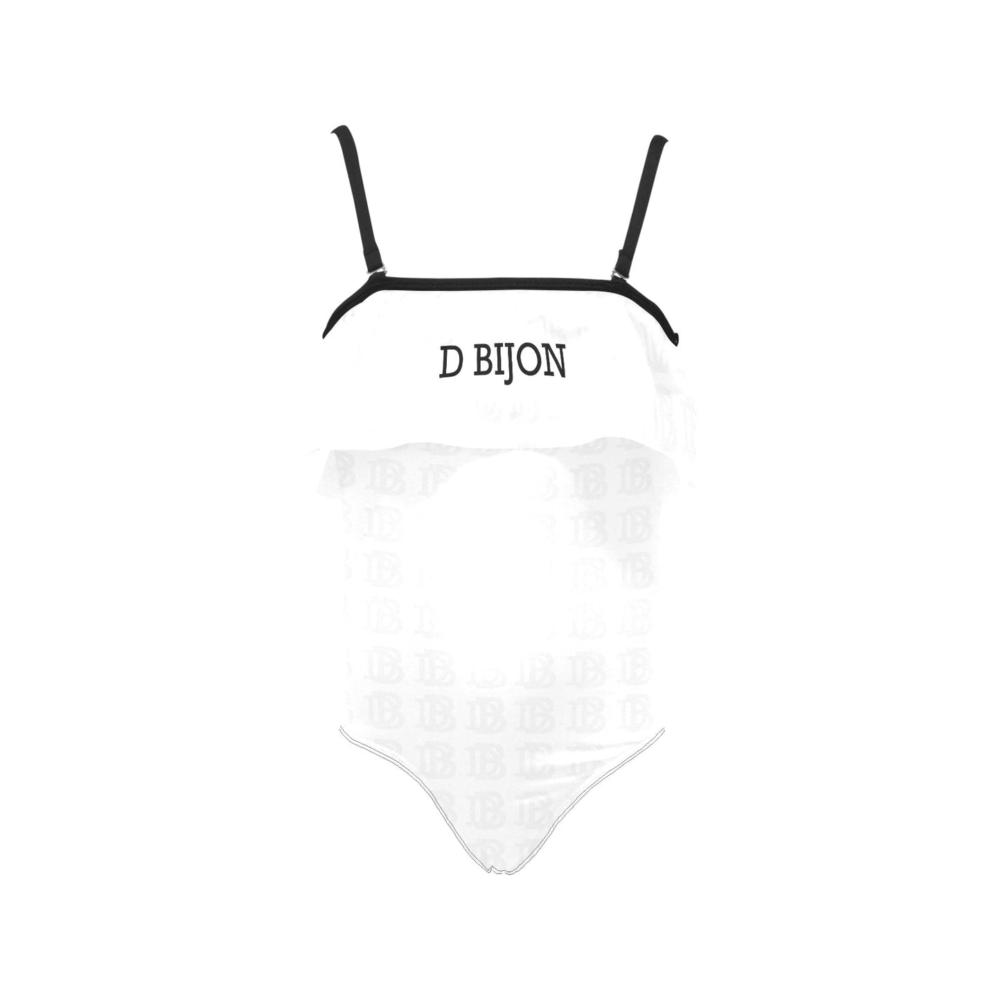 D BIJON KID'S SPAGHETTI STRAP RUFFLE SWIMSUIT